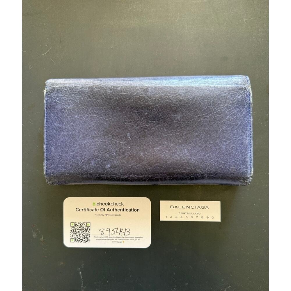 BALENCIAGA Long Wallet Multicolor City Tricolor Primary Colors moto - Picture 3 of 8